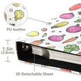thumbnail image 3 of FORMRS 3 Ring Photo Album 4"x6" Self Adhesive Large Capacity PU Leather Cover, Various Vegetables Pattern, 3 of 8