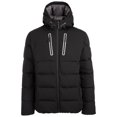 thumbnail image 1 of DLX Veste en Duvet pour Hommes Rembourrée avec Capuche Réglable Doublure en Maille Réfléchissante, 1 of 2