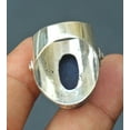 thumbnail image 2 of Oval Blue Lapis Lazuli Ring in 925 Sterling Silver, 2 of 4