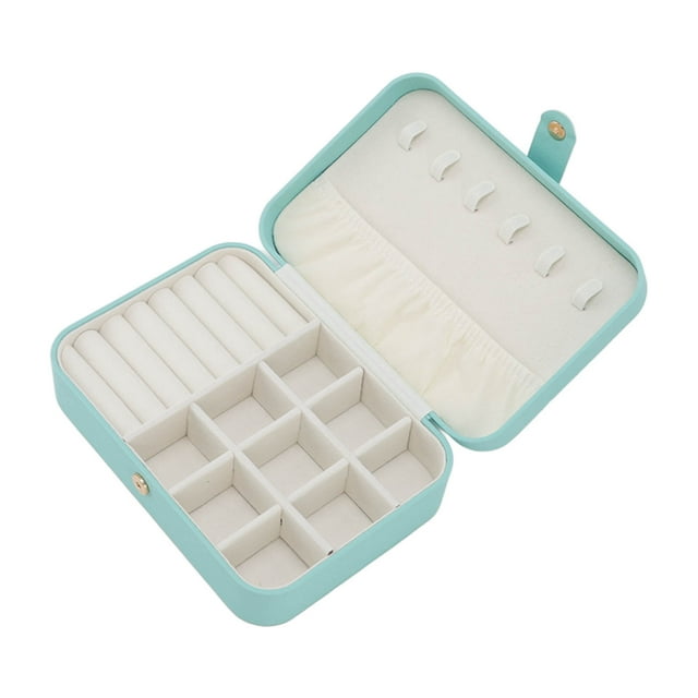 Pequeño Organizador De Joyas, Caja De Joyería De Viaje Humanizada Con Ranura Para Anillo íntimo, Placa De Perno Integrada Para Anillos, Pendientes YLSHRF Jewelry Box