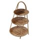 thumbnail image 4 of 26-27 Weaving Basket Rack Fruit Plate Perfume Tray Food Fruit Snack Display for Birthday Desktop, 4 of 5