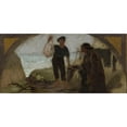 thumbnail image 2 of Georges Bertrand 14x9 Gold Ornate Wood Frame and Double Matted Museum Art Print Titled - The Fish (1893), 2 of 4