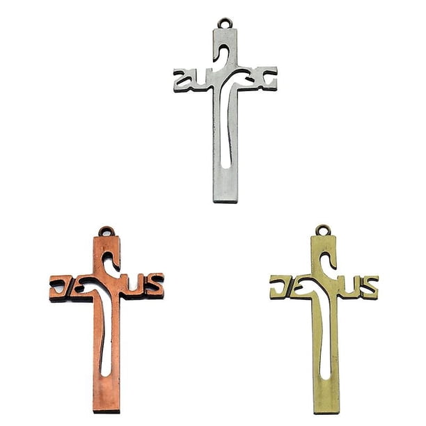 Christian Vintage Cross Llavero Metal Católico Colgante Religioso Colgante