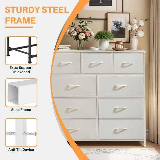 Simenmax 9-Drawer Dresser - Low dressers for interior design