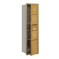thumbnail image 3 of Salsbury Industries Recessed USPS 5 Door Front Load 4C Horizontal Mail Center with 1 Parcel Locker, 3 of 4