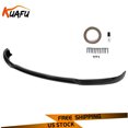thumbnail image 1 of [3PCS] Glossy Black JC Style Front Bumper Lip For 12-16 17 for Tesla Model S Sedan, 1 of 4