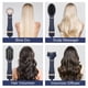 thumbnail image 2 of Juego de cepillos para secador de pelo IG INGLAM 4 en 1, secador de pelo de iones negativos desmontable y voluminizador, cepillo secador de aire caliente con 2 cabezales de peinado, azul de Prusia., 2 of 5