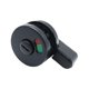 thumbnail image 4 of Accesorios para mamparas de baño con cerradura indicadora sin personal para baños públicos, cerradura indicadora de puerta para mampara de plástico de nailon negro, 4 of 5