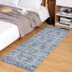 thumbnail image 2 of Alfombra Runner KUTA, vintage, lavable, azul y blanco, 60 x 150 cm, 2 of 8