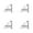 Black 4PCS, variant on 1/2/3/4/5/6 PCS Bathroom Decoration Wall Stickers Bath Bathing Shower Bathtub Decal Funny Cute ornament Sign Poster Living Room Door Decor Home Art Decoration Stickers