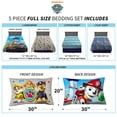thumbnail image 3 of Paw Patrol Kids Bedding Super Soft Comforter And Sheet Set, 5 Piece Full Size, (Official) Nickelodeon By Franco, 3 of 4