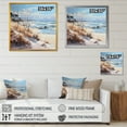 thumbnail image 4 of Designart "Charming Seaside Escape" Beach Floater Framed Wall Art Living Room, 4 of 5