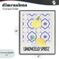thumbnail image 4 of Stupell Industries Contemporary Italy Spritz on My Mind Black Framed Giclee Art, 11 x 14, by Nina Jacobs, 4 of 8