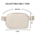 thumbnail image 4 of Oscaurt Adjustable Strap Women's Fanny Pack, Nylon, Beige, 4 of 7