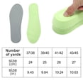thumbnail image 3 of Unique Bargains 2 Pair Comfortable Height Increase Shoe Inserts Green, Gray 13.5, 3 of 6