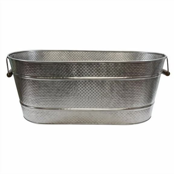 Tablecraft 12.75 Gallon Brickhouse Beverage Tub