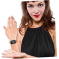 thumbnail image 4 of Huggegwe Bracelet en Cuir Véritable Acier Inoxydable UA824-1176, 4 of 9