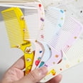 thumbnail image 4 of Aellinatey Hair Styling Comb Set Parting Comb,Detangling Comb Teasing Fine Teeth Comb, 4 of 15