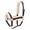 Brown/Ivory White(BR/IWH), variant on Equinavia Valkyrie Soft Ultra Fleece Padded Adjustable Breakaway Horse Halter