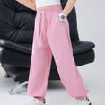 thumbnail image 6 of KPOPLK Boys Hiking Pants Lightweight Athletic Jogger Toddler Quick Dry Track Sweatpants for Kid Boys Casual Clothes 3t 4t 5t 6t 7t 8t 9t 10t Size 9-10 Years,Pink, 6 of 6