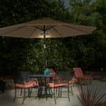thumbnail image 4 of Pure Garden LED Patio Umbrella Light with 3 Brightness Modes (Black), 4 of 8