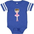 thumbnail image 3 of Inktastic Ballerina with Two Buns Girls Baby Bodysuit, 3 of 5