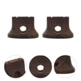 thumbnail image 3 of MasteelfCA 2Pcs Practical Professional Ebony Erhu Using Bridge Erhu Instrument Accessory, 3 of 7