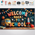 thumbnail image 3 of Decorative Design Welcome Banner Colorful Letters Globe Decoration for School Party Classroom Event Student Celebration, 3 of 9