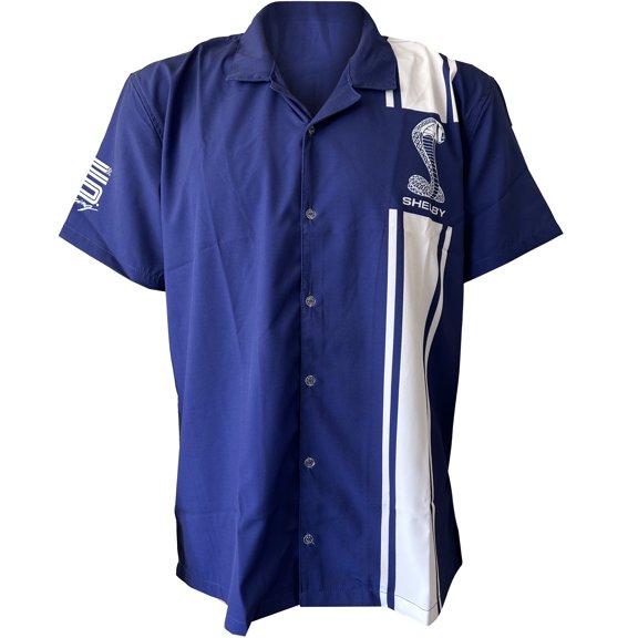 Shelby Cobra Blue Camp Shirt