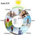 thumbnail image 4 of Cycling Face Mask Set for Women Men, Silk Sunscreen Shoulder Sleeve Two Piece Combination for Outdoor Sports, 4 of 9