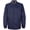 Navy, variant on Men's Lightweight Water Resistant Button Up Nylon Windbreaker Coach Jacket (Black, M)