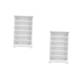 thumbnail image 4 of FRCOLOR 2pcs Miniature Dollhouse Furniture 1:12 Scale 6-Layer Wooden Bookshelf Miniature Wood Bookcase Dollhouse Library Mini Dollhouse Accessory For Dolls, 4 of 8