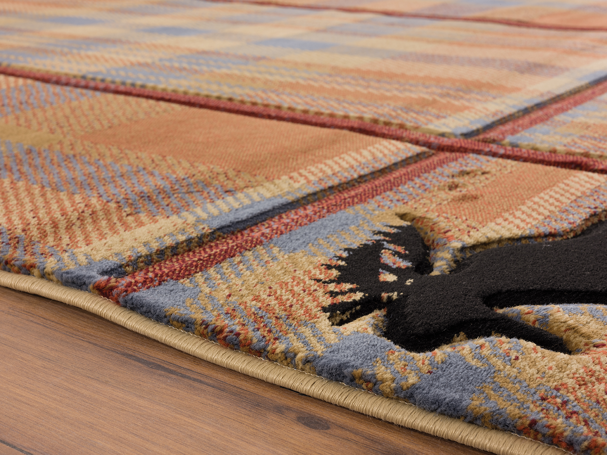 United Weavers of America Lodge Plaid Loomed Area Rug, 1.83' x 2.67'