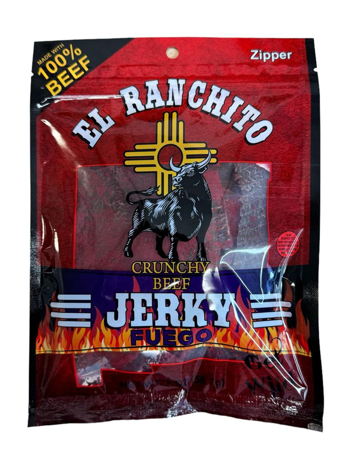FUEGO - El Ranchito Crunchy Beef Jerky