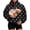 Black #009, variant on Pet Pouch Hoodies Polka Dot Cat And Dog Pouch Hoodie Sweatshirts With Larger Pocket Oversized Trendy Outside Kitten Puppy Carrier Holder Pouch Hoodie M