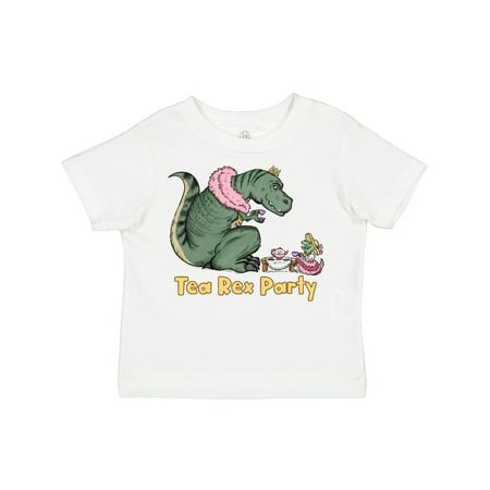 

Inktastic Funny Tea Rex Party Gift Toddler Boy or Toddler Girl T-Shirt