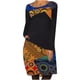 thumbnail image 1 of Moda mujer verano Vintage Retro Casual manga larga cuello redondo Patchwork vestido estampado Fridja NMB321, 1 of 1