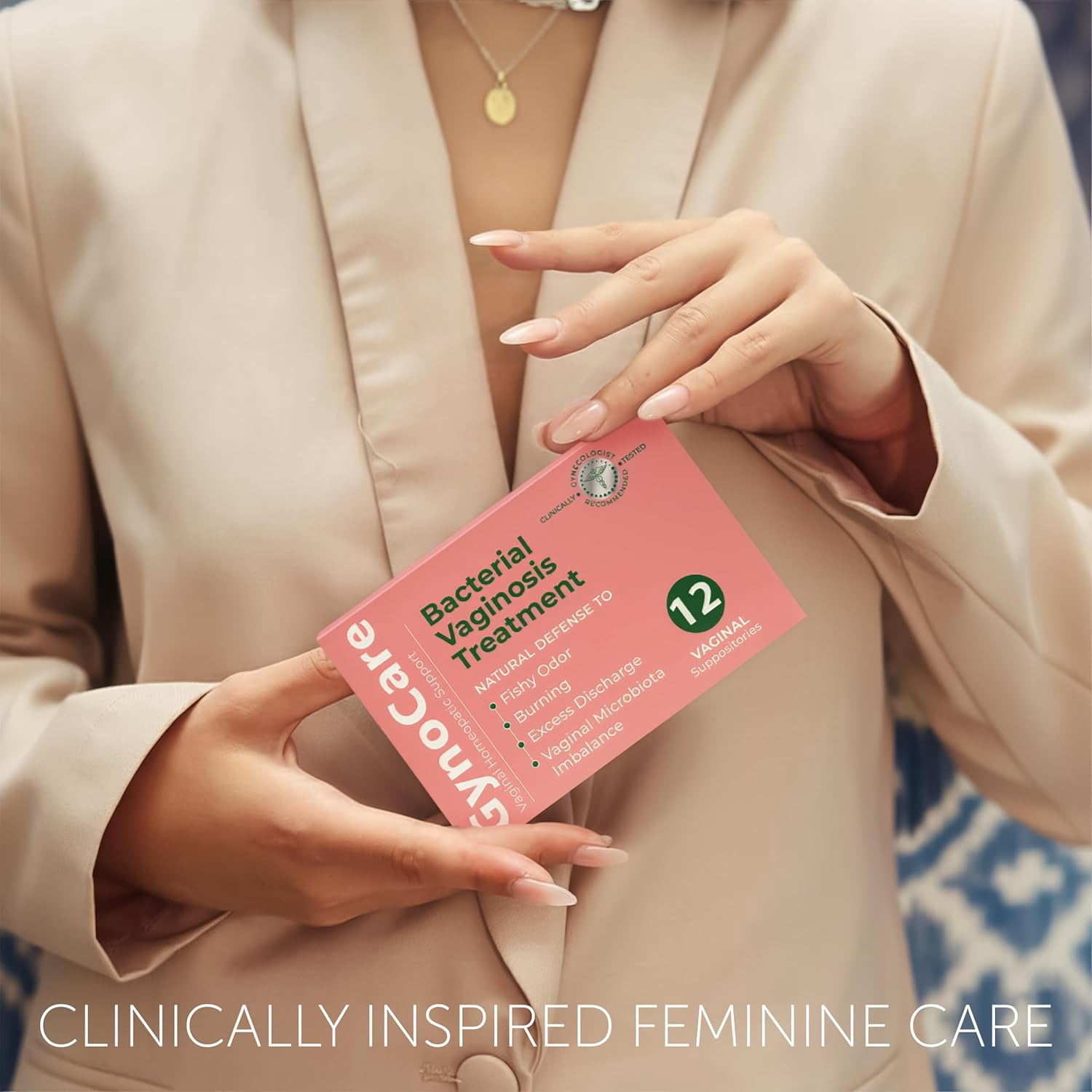 Bacterial Vaginosis | pH Balance & Female Vaginitis Support | Natural Homeopathic Vaginal Suppositories for Odor, Itching, Discharge, BV and Vaginal Microbiota Imbalance