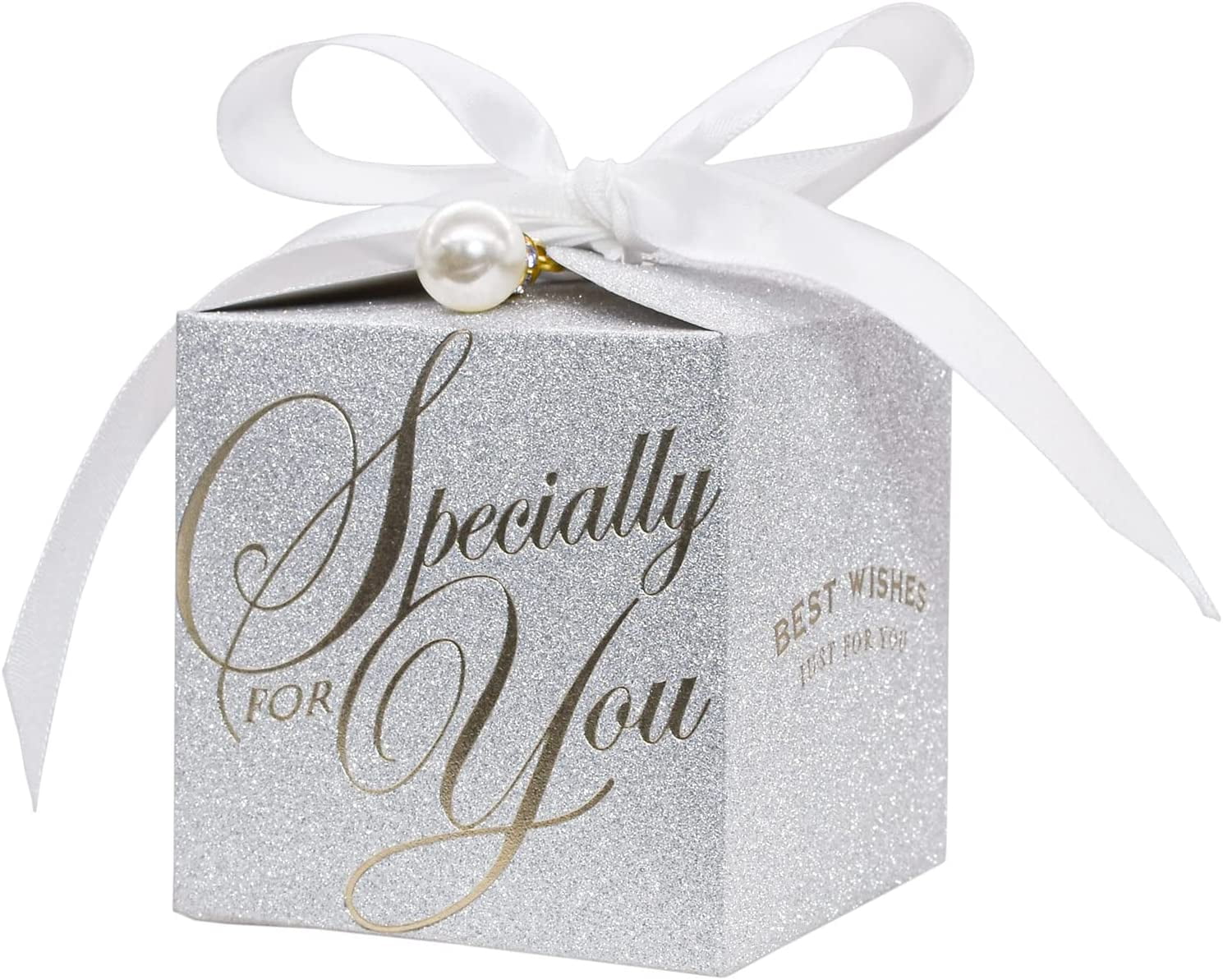 Small Gift Boxes with Lids 2.5x2.5x2.5 inches Wedding Favor Box with
