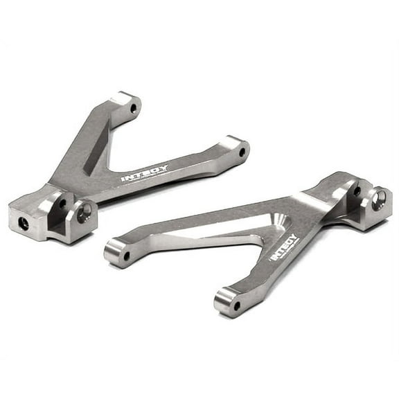 Integy RC Toy Model Hop-ups T3554SILVER Billet Machined T2 Rear Lower Arm (2) for 1/16 Traxxas Slash VXL & Rally