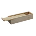thumbnail image 1 of Creative Hobbies Unfinished Wooden Pencil, Pen, Stash, Trinket Storage Box with Slide Top, 1 of 5