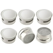 19mm Stainless Steel Faucet Aerator Insert Water Filter Adapter Faucet Replacement Part Accessory 6pcs