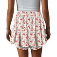 thumbnail image 4 of KISSMODA Flowy Shorts for Women Chiffon Ruffle Skorts Mini Skirts for Teen Girls, 4 of 5