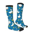 thumbnail image 3 of Balery Cartoon Goose Fun Novelty Socks Men'S Women'S Crew Socks Funny Crazy Novelty Socks Quirky And Cool Socks, 3 of 9