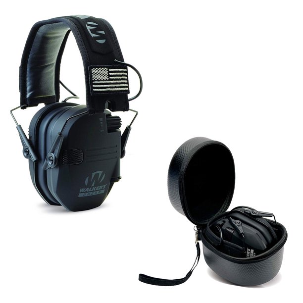 Walker's Razor Slim Shooter Patriot Electronic Protection Earmuffs with