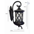 thumbnail image 3 of Lámpara de pared Lantern Dublin Premium E27, diseño contemporáneo, 3 of 3