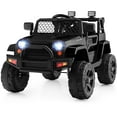 thumbnail image 1 of Gymax 12V Kids Ride On Truck Car Electric Vehicle Remote w/ Music & Light Black, 1 of 10