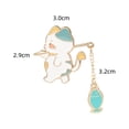 thumbnail image 1 of Broche creativo para pareja, gatito pescando, lindo dibujo animado, insignia, pin, regalo para estudiantes, decoración, 1 of 5