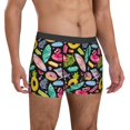 thumbnail image 5 of Men's Boxer Briefs, Summer beach decoration Soft Comfy Mens Underwear Boxer Briefs Breathable With Widen Waist, 5 of 7