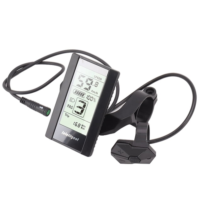 Bike LCD Control Panel, LCD Display 5pin Waterproof Interface ABS For DIY Modification